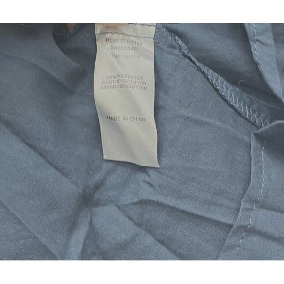 Doe & Rae Small Navy Blue Lace Dress Lined Sleeveless V Neck Embroidered NWT - Picture 5 of 5